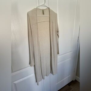 Stone long sleeve duster